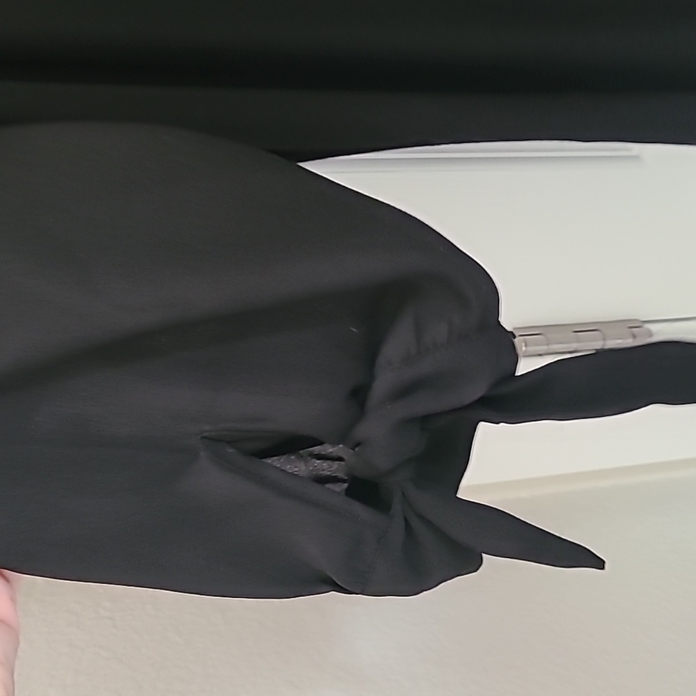 NWT Black 3/4 Sleeve Blouse - Picture 3 of 6